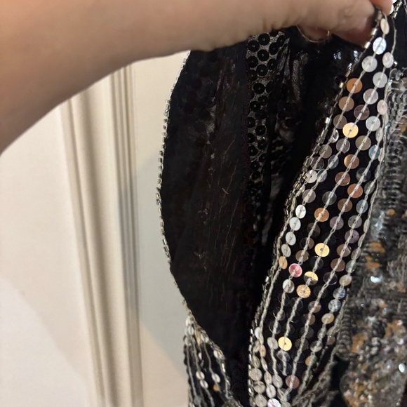 Butterfly silk sequin shirt * accepting offers  vintage - Picture 2 of 4